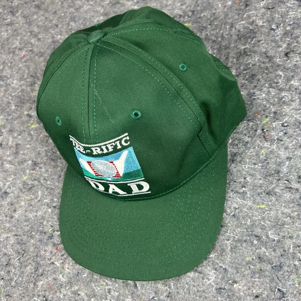 Tee-Rific Men's Dad Hat One Size Adjustable Green Golf Cap HMK Used
